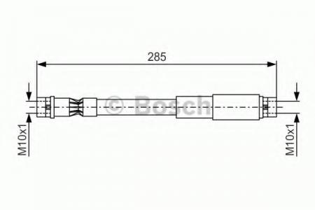 ТОРМОЗНОЙ ШЛАНГ ПЕРЕДНИЙ 285ММ 1987476406
