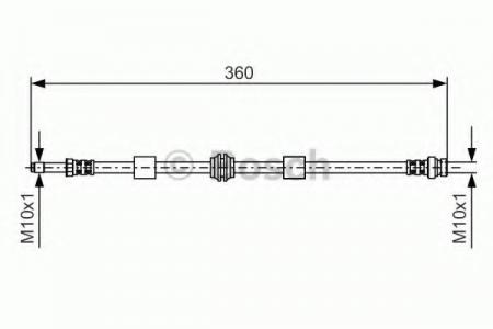 ШЛАНГ ТОРМОЗНОЙ FORD GALAXY/VW SHARAN 95-01 ПЕРЕД.ЛЕВ./ПРАВ. 1987476713