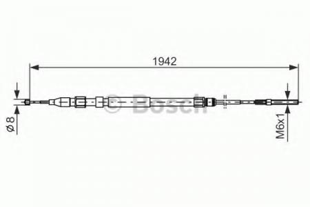 ТРОС СТОЯНОЧНОГО ТОРМОЗА 1987477820