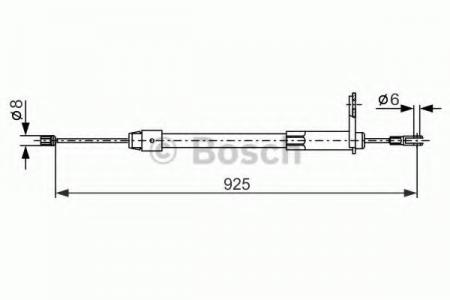 ТОРМОЗНОЙ ТРОС 1987477846