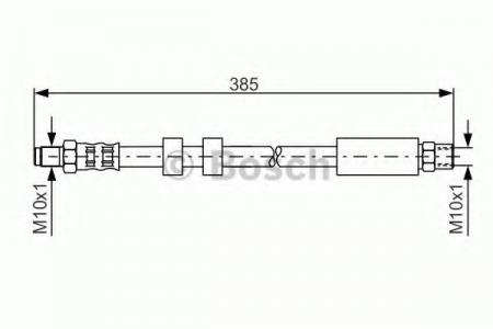 BREMSSCHLAUCH BOSCH 1987481117 1987481117