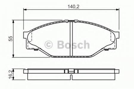 0986424225 (21689) TOYOTA HILUX 2.5D-4D 01- F 0986424225