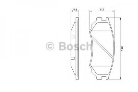 BREMSBELAG 0986424254