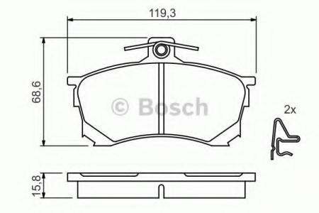 0986424370 (23080) MITSUBISHI CARISMA 1.6I 95- F 0 986 424 370
