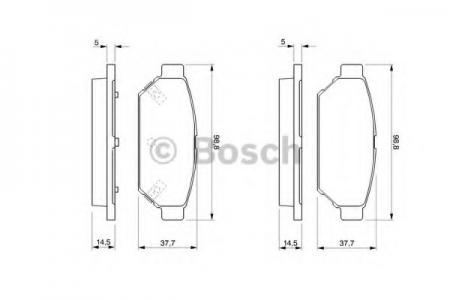 0986424464 (21873) MITSUBISHI CARISMA 1.6-1.8I 95- 0 986 424 464