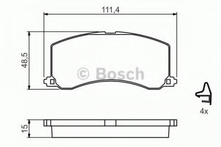   SUZUKI BALENO 95-02  0 986 424 465