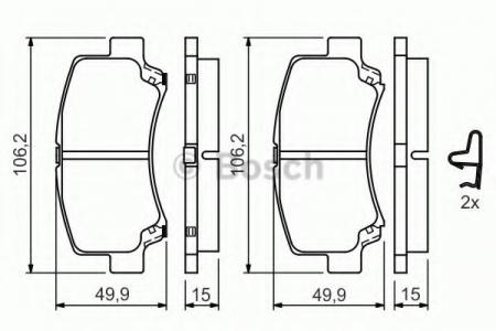 0986424626 (23662) SUZUKI WAGON R+ 1.0-1.2I 98- F 0 986 424 626