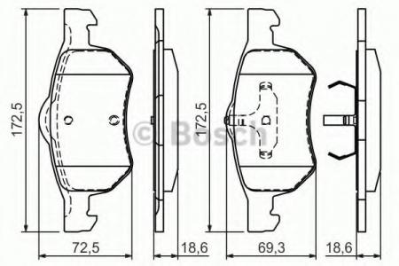 0986424668 (23969) CHRYSLER VOYAGER II 2.0-3.8I/2. 0 986 424 668