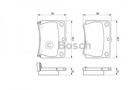    MITSUBISHI PAJERO SPORT/MONTERO SPORT 98>09 2.5D/3.0  0 986 424 711