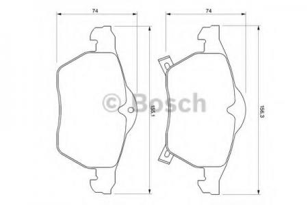 BREMSBELAG 0986424778