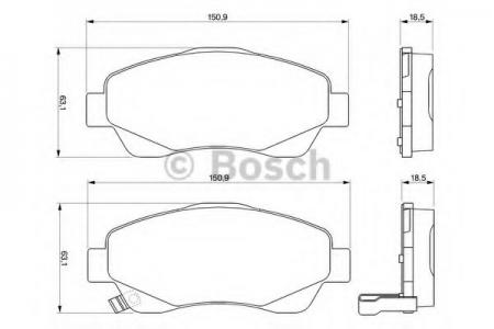 BREMSBELAG 0986424831