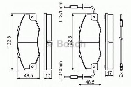 BREMSBELAG 0986460953