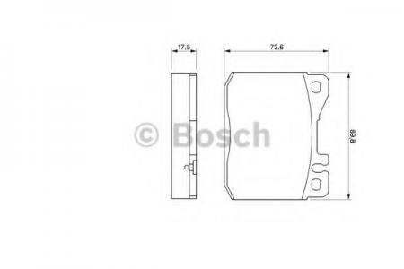   MERCEDES W123/W126 76-91  0 986 463 412