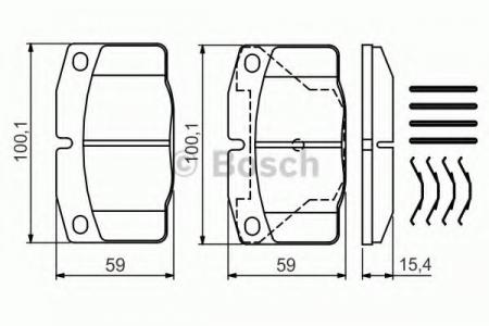   OPEL KADETT E/DAEWOO NEXIA 8V R13  0 986 469 390