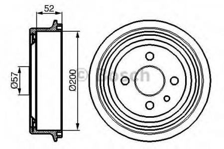   OPEL ASCONA/KADETT/ASTRA/VECTRA 200X50 0 986 477 018