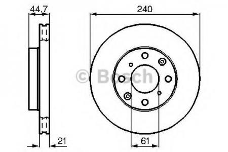 0986478115 HONDA CIVIC V 1.4I 95- F 0986478115