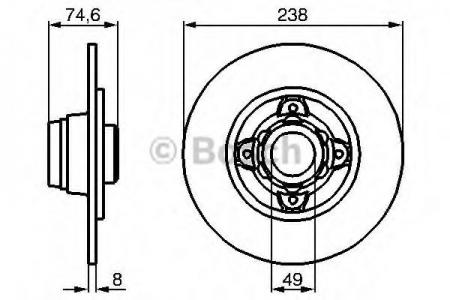 0986478557 RENAULT MEGANE I 1.4-2.0I/1.9DCI 96- R 0986478557