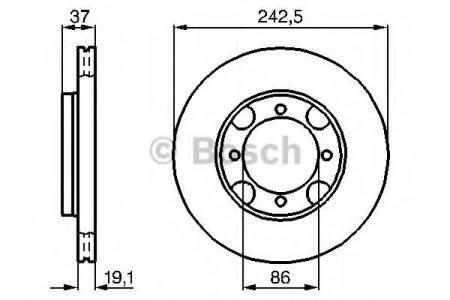 BREMSSCHEIBE 0986478665