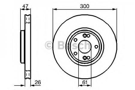 0986478743 RENAULT LAGUNA 1.6-3.0I 01- F D=300 0986478743