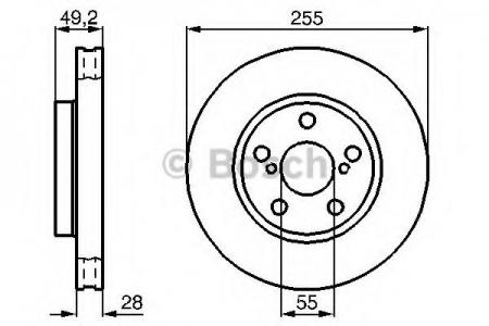 0986478858 TOYOTA CARINA E 1.6-1.8I/2.0TD 92- F 0986478858