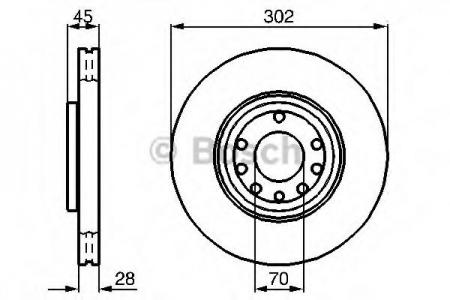  OPEL VECTRA C 1.8-3.2 02-/SAAB 9.3 1.8-2.2 02-  D=302. 0986479076