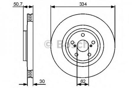 0986479426 LEXUS GS 450H/460 06- FR 0986479426