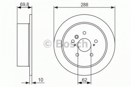 0986479614 LEXUS RX 300/350/400H 3.0-3.5I 03- R 0986479614