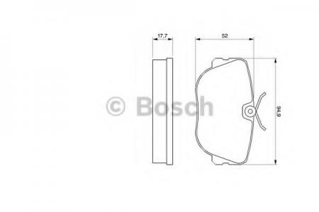 BREMSBELAG 0986490680