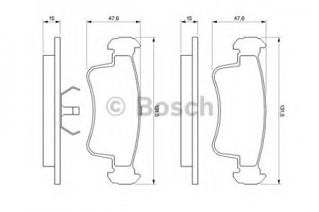 BREMSBELAG 0986493360