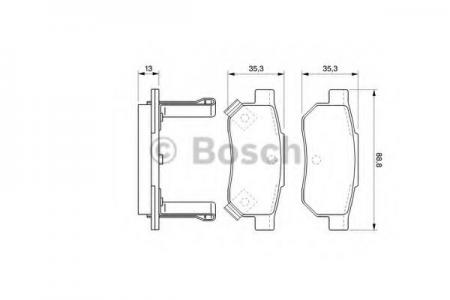 0986494128 (21312) HONDA JAZZ II 1.2-1.4I 02- R 0986494128