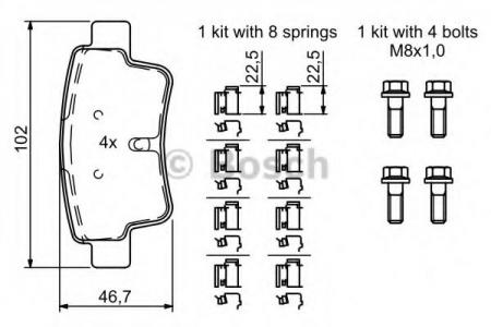 0986494222 (24349) FIAT GRANDE PUNTO 1.4I/1.9D MUL 0986494222