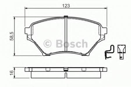 BREMSBELAG 0986494225