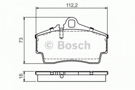 0986494265 (21792) PORSCHE BOXSTER 2.5-3.4I 96- R 0986494265