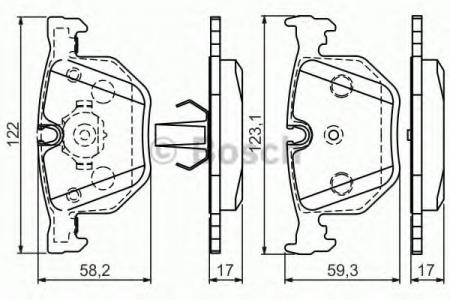 0986494286 (23447) BMW 7 E65 3.0-3.5I/3.0D 01- 0 986 494 286