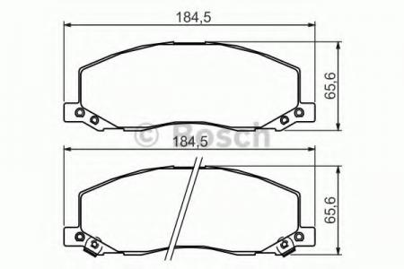 BREMSBELAG 0986494298