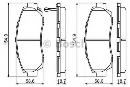     HONDA: CR-V III (RE) 2.4 4WD/2.4 I-VTEC 4WD/2.4 I-VTEC 4WD 06- 0986494308