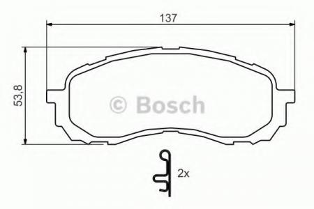 BREMSBELAG 0986494373