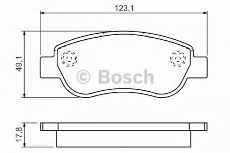 BREMSBELAG 0986494454