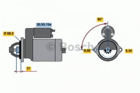 СТАРТЕР 12V. 0.9KW 0986014860