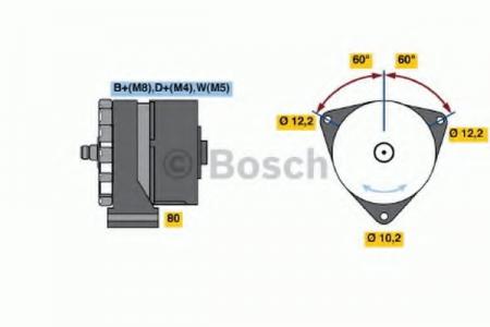  28V/80A, DAF/IVECO/MAN/MAZ/MB/RVI 0120468137