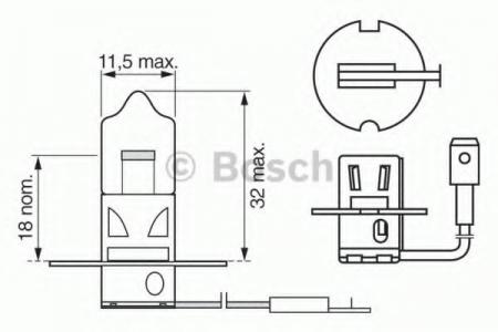   H3 12V 55W PK22S LONGLIFE DAYTIME (   10%       ) 1987302038