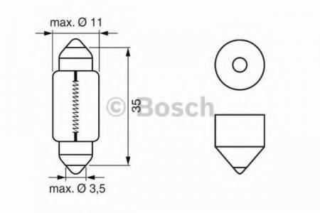    10   C5W 12V 5W SV8.58 LONGLIFE DAYTIME (   10%       ) 1987302281