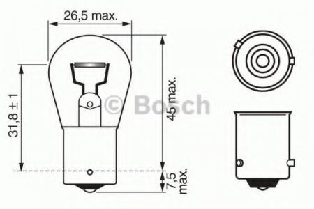   10   PY21W 12V 21W BAU15S PURE LIGHT ( ) 1987302213