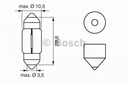    10   T10X30 12V 10W SV8.58 PURE LIGHT ( ) 1987302227