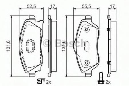 BREMSBELAG 0986495014