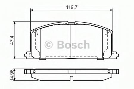 BREMSBELAG 0986495042
