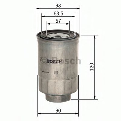ФИЛЬТР ТОПЛИВНЫЙ HONDA: ACCORD VIII 03-, ACCORD VIII TOURER 03-, CIVIC VIII HATCHBACK 05-, CR-V II 01-06, CR-V III 06-, FR-V 05- F026402063