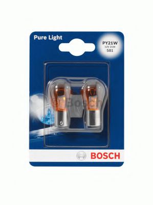     2 PY21W 12V 21W BAU15S PURE LIGHT ( ) 1987301018