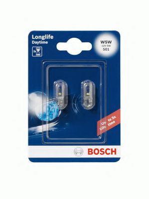     2 W5W 12V 5W W2.1X9.5D LONGLIFE DAYTIME (   10%       ) 1987301052
