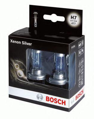    2 H7 12V 55W PX26D XENON SILVER (   50%    ) 1987301087